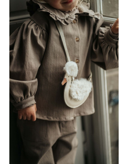 Сумочка Chiem Duck Oﬀ White 4