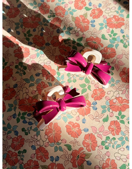 2 Pack Belis Bow Hair Claw Sangria 3