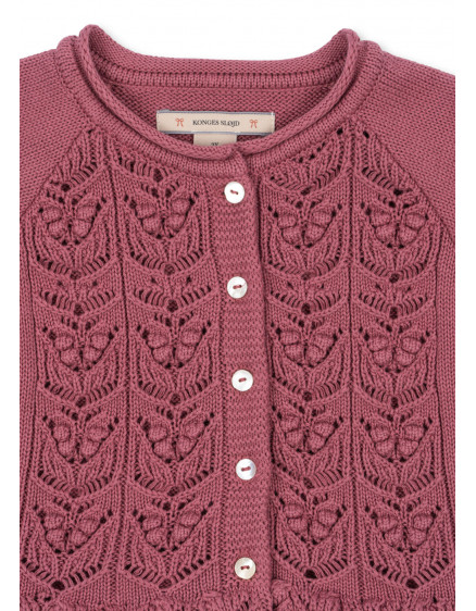 Cabby Frill Cardigan Deco Rose Set 6