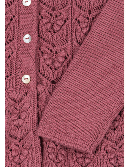 Cabby Frill Cardigan Deco Rose Set 5