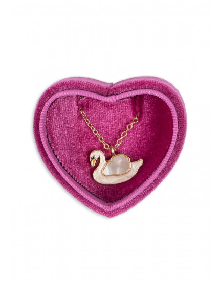 Little Necklace Box Swan One Size