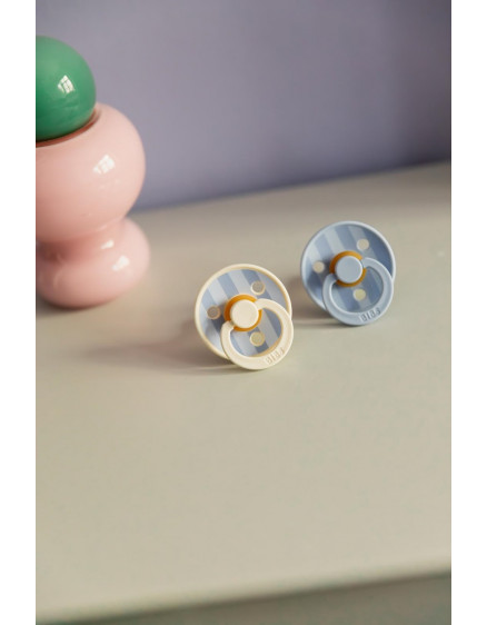 Pacifier Studio Colour Block Latex Ivory Dusty Blue  4