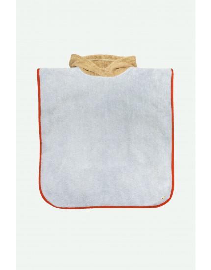 Bath Poncho Wonders Zissou Blue One Size