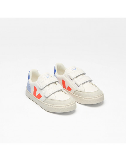 V-12 Leather White Multico Orange Fluo 22
