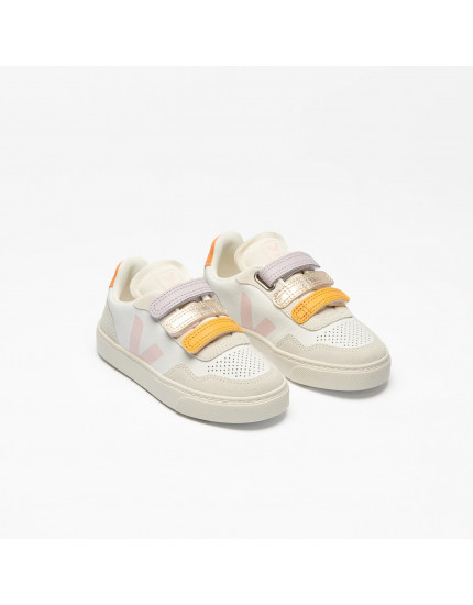 V-90 Leather Multico White Petale