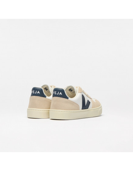 V-10 Laces Leather White Nautico Almond 2