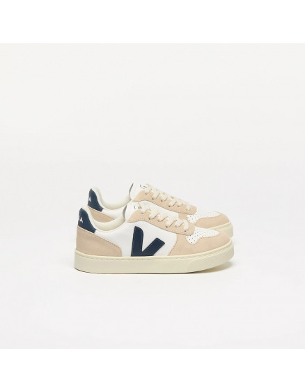 V-10 Laces Leather White Nautico Almond 3