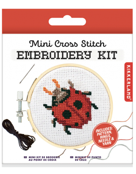 Ladybug Mini Cross Stitch Embroidery Kit 2