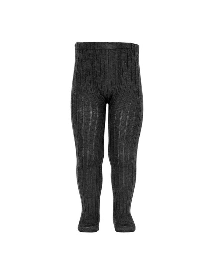 Merino wool-blend rib tights Black 900 2