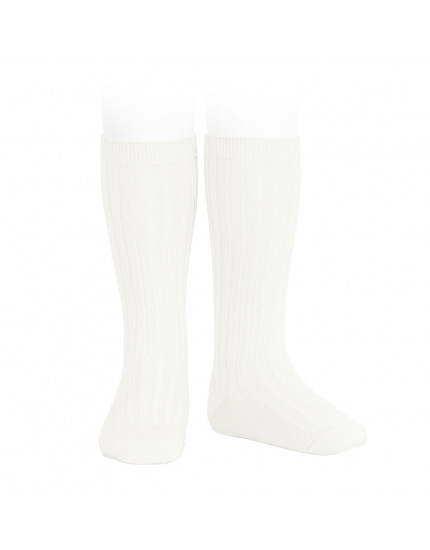 Гольфи в рубчик Cream 202 Розмір 8 32/35 119-130 см
