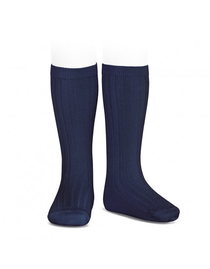 Гольфи в рубчик Navy Blue 480 Розмір 10 36/39 131-142 см