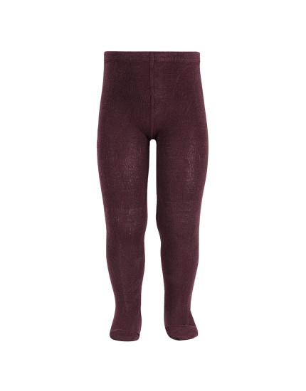 Plain stitch basic tights Syrah 596 10