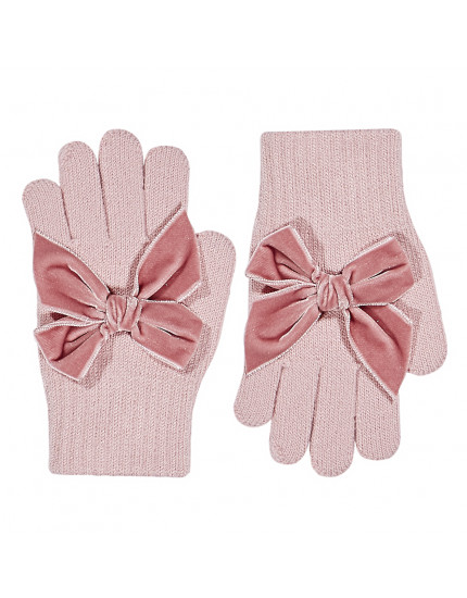Рукавички з бантом Pale Pink 526 9 см