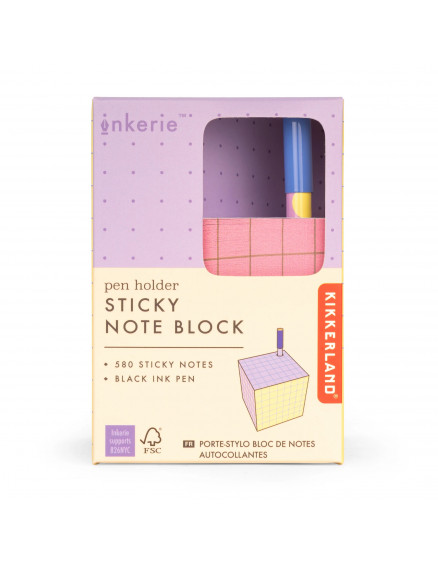 Pen Holder Sticky Note Block 4