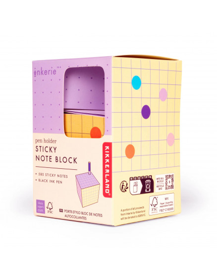 Pen Holder Sticky Note Block 2