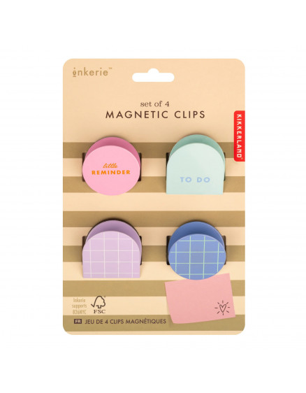 Inkerie Set of 4 Magnetic Clip  3