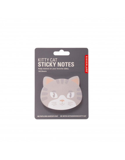 Kitty Cat Sticky Notes One Size
