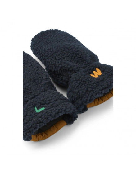Grethe Pile Gloves Classic Navy 3