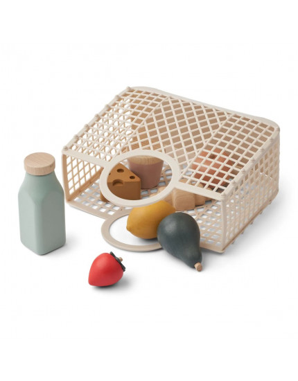 Florin Play Food & Grocery Basket Sandy