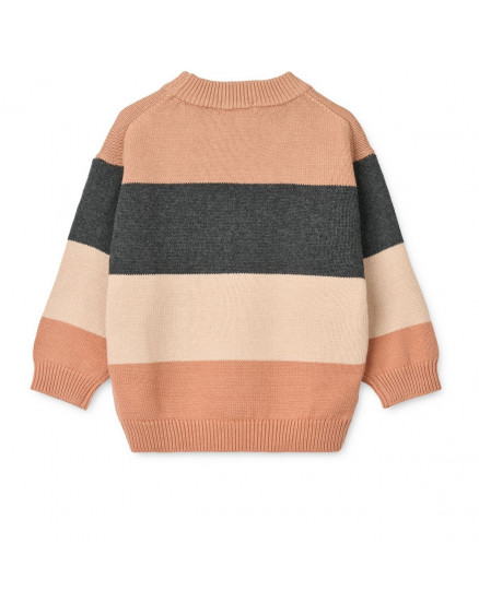 Orlane Stripe Knit Jumper Pale Tuscany 2