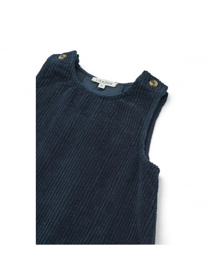 Annamay Corduroy Dress Navy 2