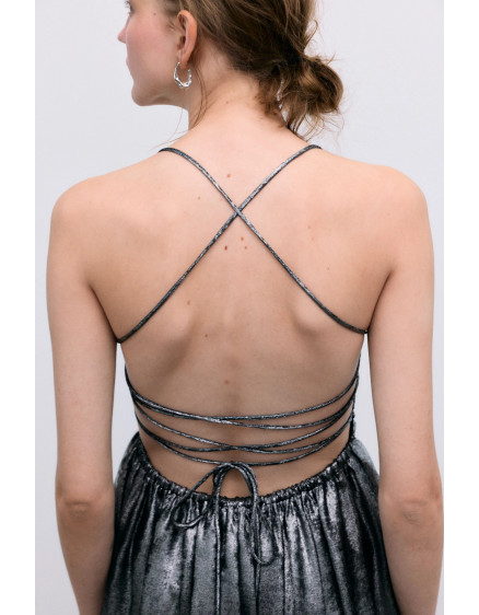 Uxia Woman Dress Silver 3