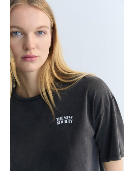 Mariana Woman T-Shirt Washed Grey 3