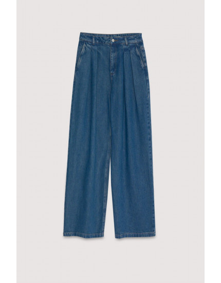 TNS Tencel Woman Pant Blue Denim L