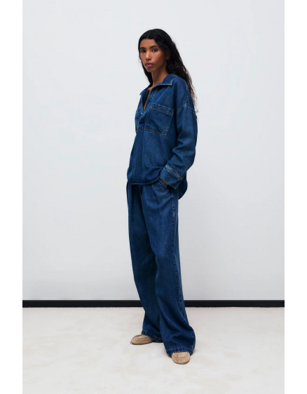 TNS Tencel Woman Pant Blue Denim 3