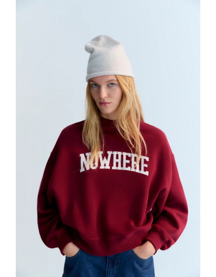 Nowhere Woman Sweatshirt Plum Fantasy 3