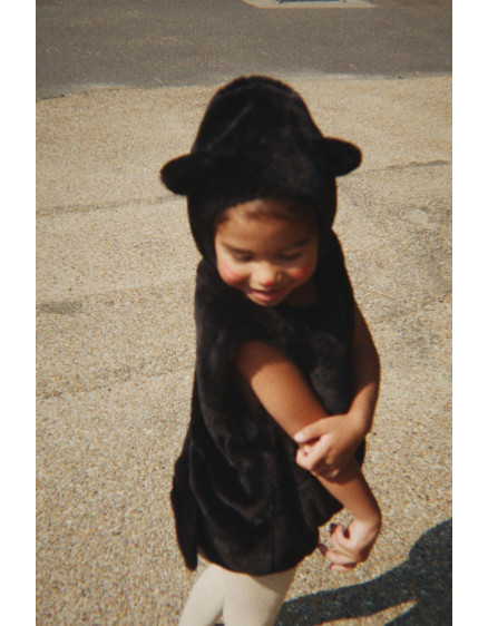 Cat Teddy Costume Black 5