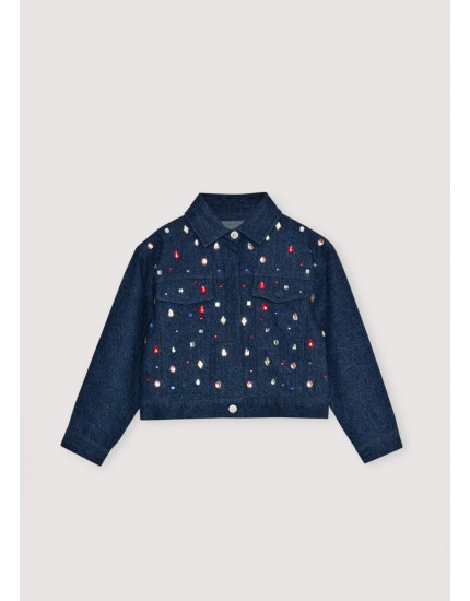 Mia Jacket Blue Denim 12Y