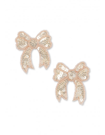 2 Pack Bow Hair Clip Cameo Rose 4