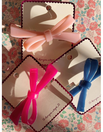 Belma Bow Hair Clip Mellow Rose 4