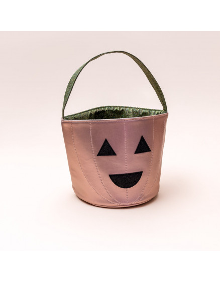 Pumpkin Trick or Treat Bag Metallic 7