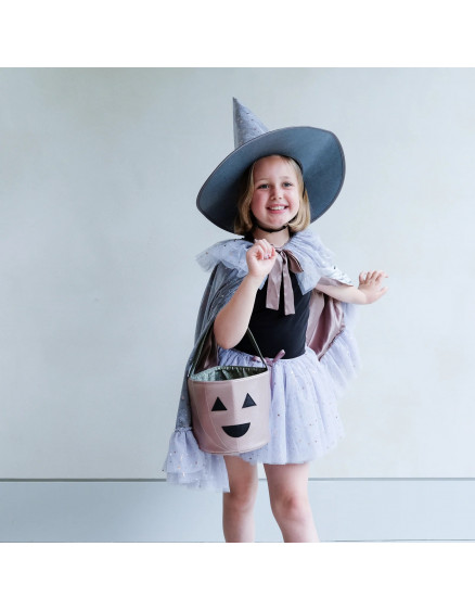 Pumpkin Trick or Treat Bag Metallic 4