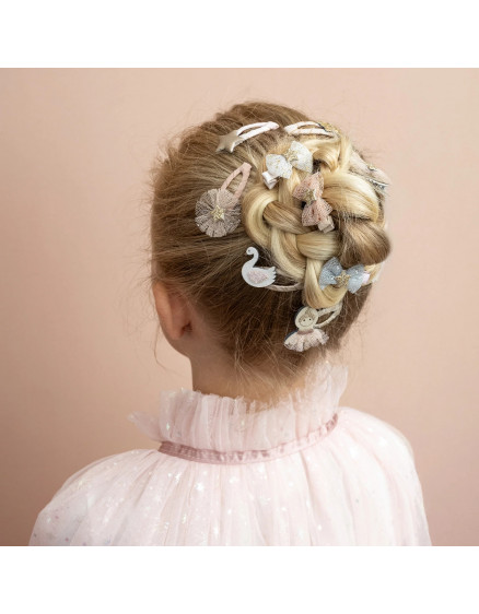 5 x Заколки Mini Tulle Rosette Neutral 2