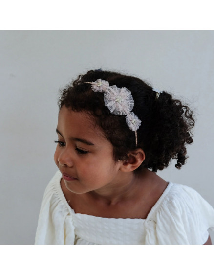 Tulle Rosette Alice Neutral 2