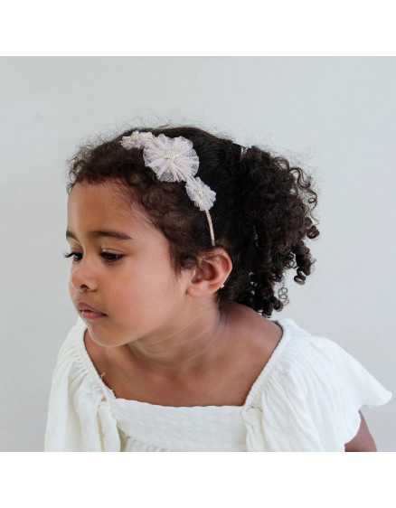 Tulle Rosette Alice Neutral 3