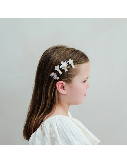 Celeste Unicorn Mini Clips Pink 3