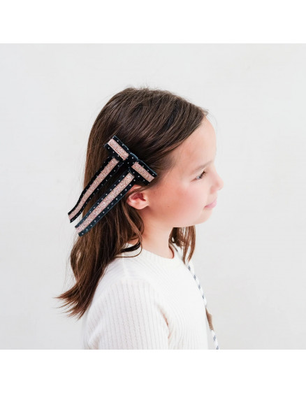 Заколка Circus Glitter Bow Green 3