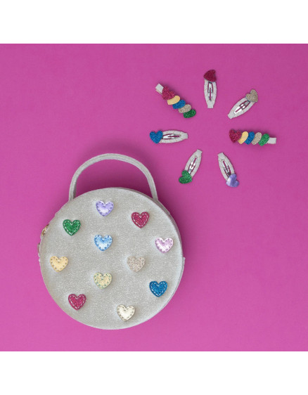 5 x Заколки Jazzy Heart Bright 5