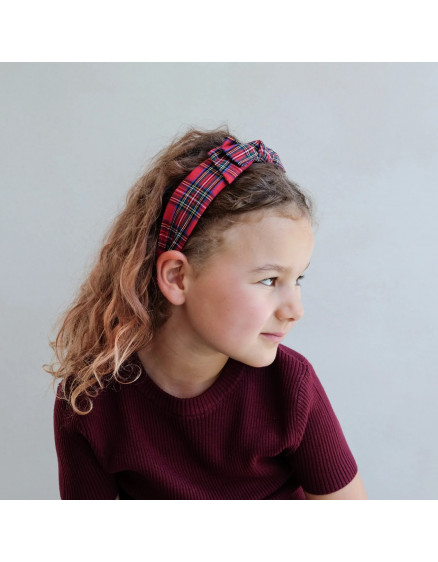 Обруч Tartan Edie Red 3