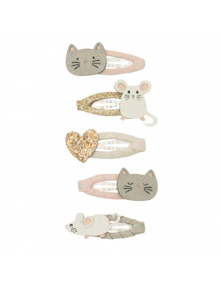Cat & Mouse Mini Clic Clacs Pink