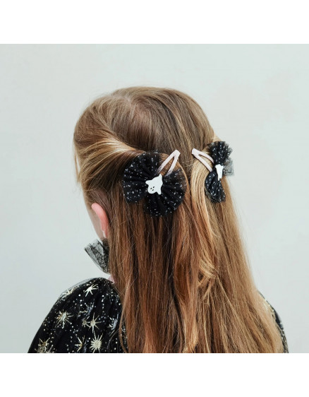 2 х Заколки Ghoulish Ghost Tulle Black 3