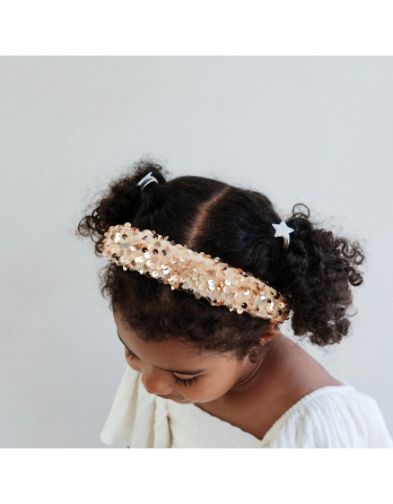 Обруч Sequin Gold 2