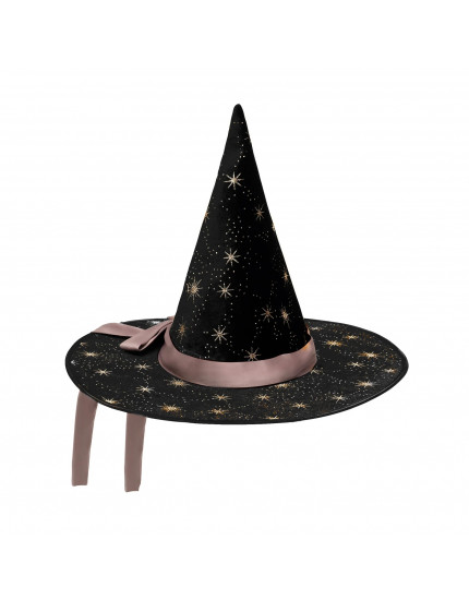 Agatha Velvet Witch Hat One Size