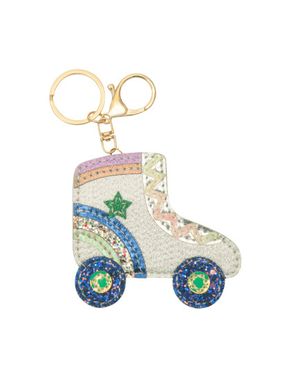 Rollerskate Keyring Multi One Size