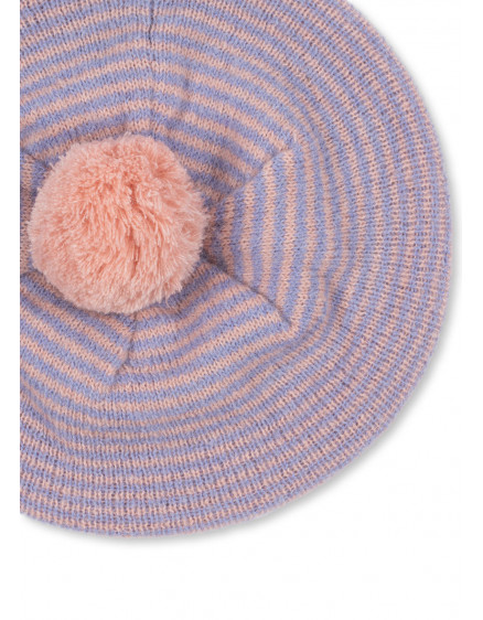 Berle Knit Beret Purple 4