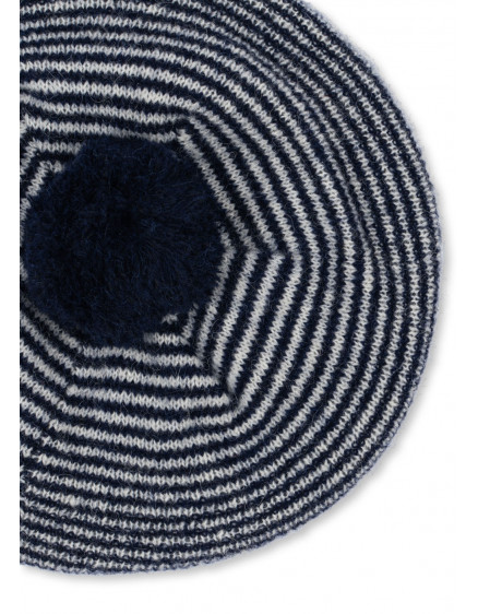 Berle Knit Beret Blue 2